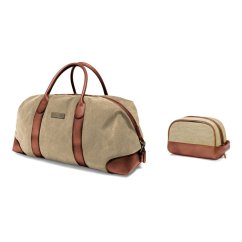 Set | Weekender DAVID & Dopp Kit GLEN | Khaki