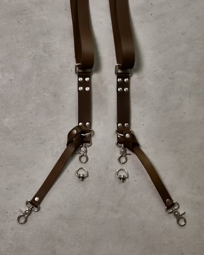 Two Camera Harness | Dark Brown