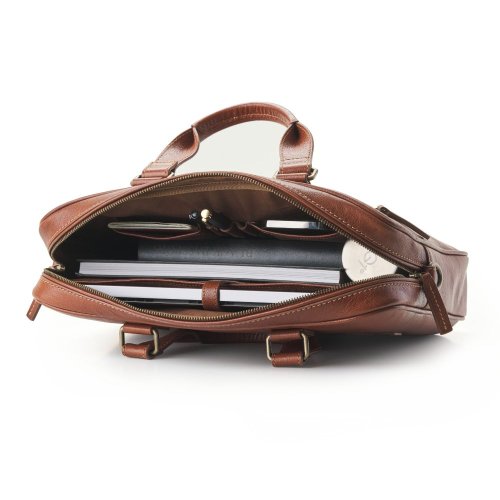 Laptop Bag MARLON | Chestnut Brown
