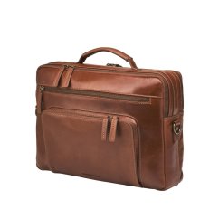 Laptop Bag SILVIO | Chestnut Brown